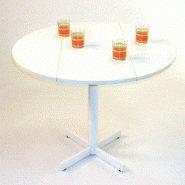 TABLE D'APPOINT RONDE ERP90 À VOLETS