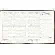 SEMAINIER DE BUREAU - EXACOMPTA - HORIZON 27 - COLORIS NOIR - 21 X 27 CM