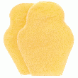 LOT DE 2 PEAUX DE MOUTON POUR GANT DE PONÇAGE ET DÉCORATION HANDFIX®