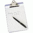PORTE-BLOC PLASTIQUE POUR FORMAT A5.
