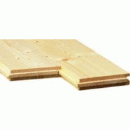 PLANCHER EN SAPIN DU NORD PROFIL JOINTIF 2 FACES