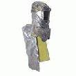 CAGOULE ALUMINISÉE VISIÈRE EN POLYCARBONATE DORÉ