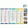 CALENDRIER ANNUEL - CALENDRIERS BOUCHUT GRANDRÉMY - 4 SAISONS - 7 MOIS RECTO/VERSO - 21 X 26 5 CM