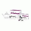 BONNES IDÉES GREENWEEZ 24 SET THÉIÈRE + THÉS DIFFÉRENTES FORMES COFFRETS DE THÉ