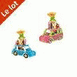 CONFISERIE DE CHOCOLAT FIZZY FIZZY - FIZZY CAB BLEU + CAB ROSE