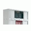 RÉHAUSSE POUR ARMOIRE À RIDEAUX GRIS CLAIR