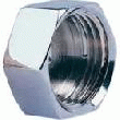 BOUCHON FEMELLE LAITON CHROMÉ/DIAM 05X10(1/8 )/FEMELLE/CHROMÉ