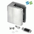 PINCE À VERRE RECTANGULAIRE À FIXER SUR PLAT