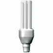 Ampoule à éco d'energie 2tubes 11W culot E27. Duree de vie de 12000h