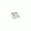 BOÎTIER COUPLEUR 2 PILES R14 BLANC CONNEXIONS À PRESSION