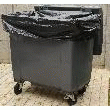 HOUSSES CONTAINERS 240L PE BD RENFORCÉ NOIR