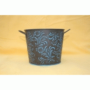 CACHE POT EN ZINC
