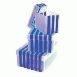 LOT 3 BTES PROPYSTORE RAYURES BLEU - BOÎTE DE RANGEMENT PROPYSTORE