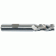 FRAISE 3 DENTS, ÉBAUCHE PROFIL HR, SÉRIE COURTE, QUEUE CYLINDRIQUE, COUPE AU CENTRE, HÉLICE À 36°, HSS-PM