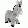 ÂNE DEBOUT GRIS 28CM  ÂNE DEBOUT GRIS