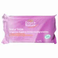 DOUCE NATURE LINGETTES HYGIÈNE INTIME BIO NATUR'INTIM DOUCE NATURE