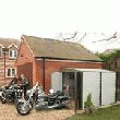 GARAGE À MOTOS EN MÉTAL 5,43M² TITAN 960 TRIMETALS GARAGE MÉTAL