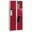 L\'ARMOIRE 2 COLONNES SANS PIEDS 6 CASIERS AMANDE