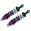 2 AMORTISSEURS FILETÉS 76 MM VIOLET 1/10 REELY