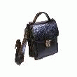 SACOCHE CUIR GEORGES 204 (COULEUR CUIR PLEINE FLEUR: MARRON FONCÉ)