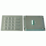 PAVE NUMERIQUE MATRICIEL ANTI-VANDALE DE 16 TOUCHES A120KP-AC