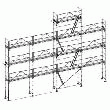 ECHAFAUDAGE ACIER 112M² PIGNON