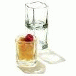 LOT DE 18 VERRINES CUBE (5 CL)