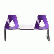BANC BANC 2 PLACES TABLETTE RUBANN VIOLET
