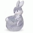 FAUTEUIL LAPIN GRIS GIVRÉ 62CM  FAUTEUIL LAPIN
