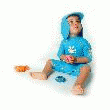 BABYSUN ENSEMBLE DE PLAGE ANTI-UV 50+ BLEU VÊTEMENTS ENFANTS ANTI UV