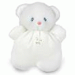 DOUDOU HOCHET BLANC 18CM  UN DOUDOU HOCHET BLANC ACHETÉ, LE 2EME À -25%