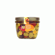 U SAVEURS OLIVES MÉLANGE APÉRITIF LUPINS POIVRONS 250 G