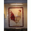 FRESQUE CERAMIQUE DECOR COQ