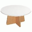 TABLE BASSE  HOOPY PLATEAU BLANC -