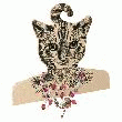 COCOBOHEME CINTRES CARTON ECO-DÉSIGN CHAT RANGEMENT ÉCOLOGIQUE