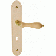POIGNÉE EN BOIS BRUT AVEC COUDE LAITON POLI POIGNÉE EN BOIS BRUT AVEC COUDE LAITON POLI