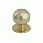 BOUTON DE TIRAGE EN LAITON MODERNE POLI - REF:#20002
