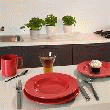 MYK SERVICE MYK TENDANCE FAÏENCE ROUGE 16 PIÈCES