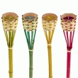 LOT DE 4 TORCHES DE JARDIN  PETRA