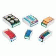 LOT 50 BACS CARTON BLANC 2.4L 200X105X115 IMPRESSION BLEU