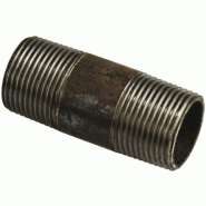 MANCHON DOUBLE NOIR 1/4'' BSPT M-M