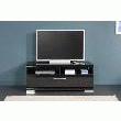MEUBLE TV - HI-FI - ATHENA MEUBLE TV LAQUÉ NOIR