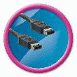 CÂBLE FIREWIRE 6/6 MÂLE - 1 MÈTRE - TNB