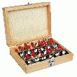 MECABOIS - COFFRET BOIS ASSORTIMENT DE 12 FRAISES QUEUE DE 8 MM