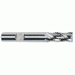 FRAISE 4-6 DENTS, ÉBAUCHE PROFIL HR, SÉRIE COURTE, QUEUE CYLINDRIQUE, COUPE AU CENTRE, HÉLICE À 36°, HSS-PM