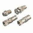 ADAPTATEUR F NICKELÉ MÂLE-FEMELLE COAX