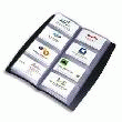PORTE-CARTES DE VISITE TOUT TERRAIN NOIR 240 CARTES