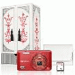APPAREIL PHOTO NUMÉRIQUE COMPACT - OLYMPUS - VG-160 - 14 5 MILLIONS DE PIXELS - ROUGE + CARTE MÉMOIRE SD 2 GO + ÉTUI + COFFRET DE RANGEMENT