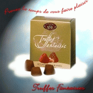 BALLOTIN DE TRUFFES FANTAISIE AUX ÉCLATS DE CARAMEL