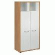 ARMOIRE À PORTES BATTANTES - GAMME @HOME - L.84 X P.45 X H.185 CM - FINITION HÊTRE